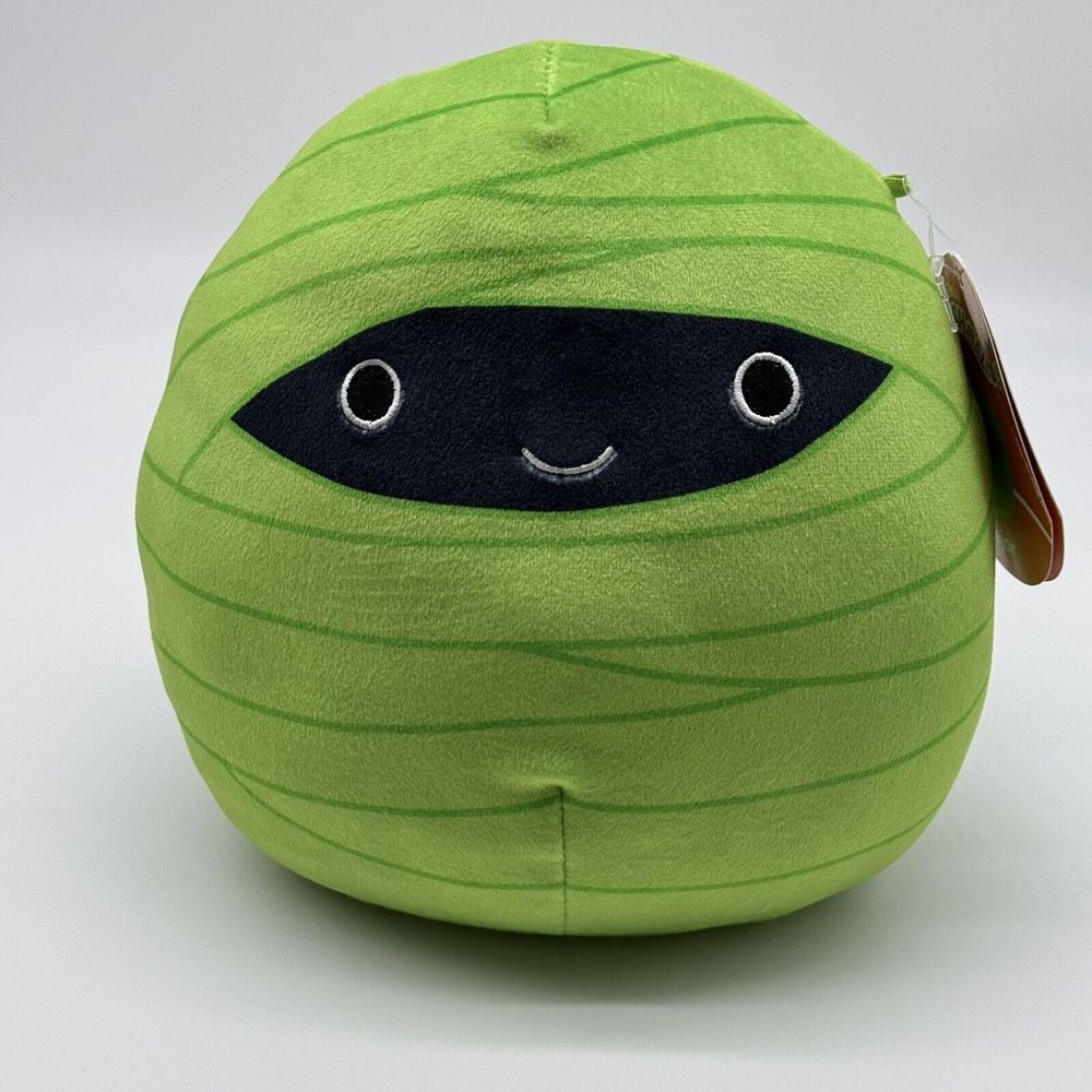 Squishmallows 2022 Halloween Squad #1  Approx 9" Major the Green Mummy Plush NWT